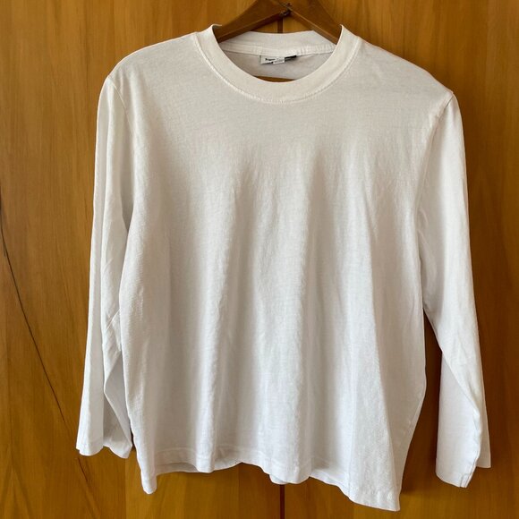 Frank And Oak 3/4 Sleeve Boxy T-Shirt Sz M - Picture 1 of 3